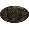Ekena Millwork Whitman Ceiling Medallion (For Canopies up to 3 3/4"), Hand-Painted Stone Hearth, 13"OD x 1 3/8"P CM13WHSHF - alternate 3